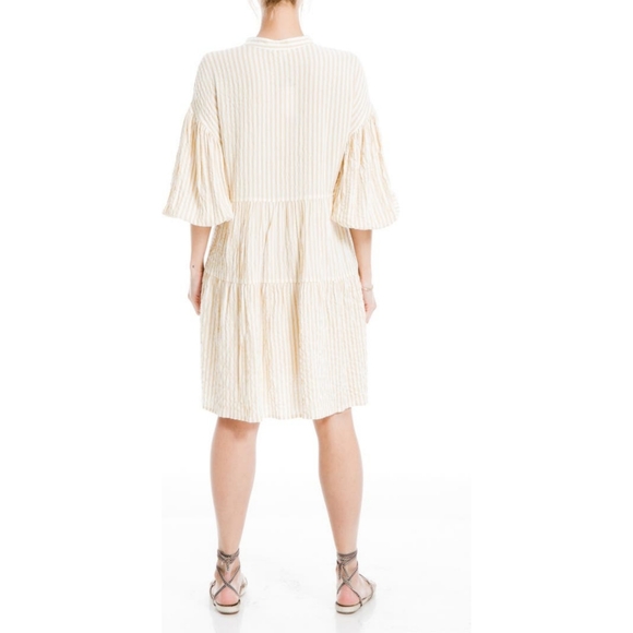 Max Studio bubble sleeve tiered dress - Picture 6 of 12